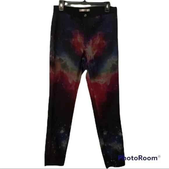 Kancan Jeans KC1369 Galaxy Solar System Print Skinny Size11 Rare Limited Edition - Picture 2 of 12